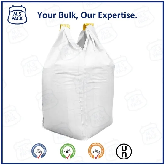 Saco Ton Grande Respirável Recipiente Barato de PP Sacos a Granel Jumbo Circulares/Ton/Tubulares Tamanhos 500kg/1000kg/1200kg/1500kg/2000kg/1ton/2ton