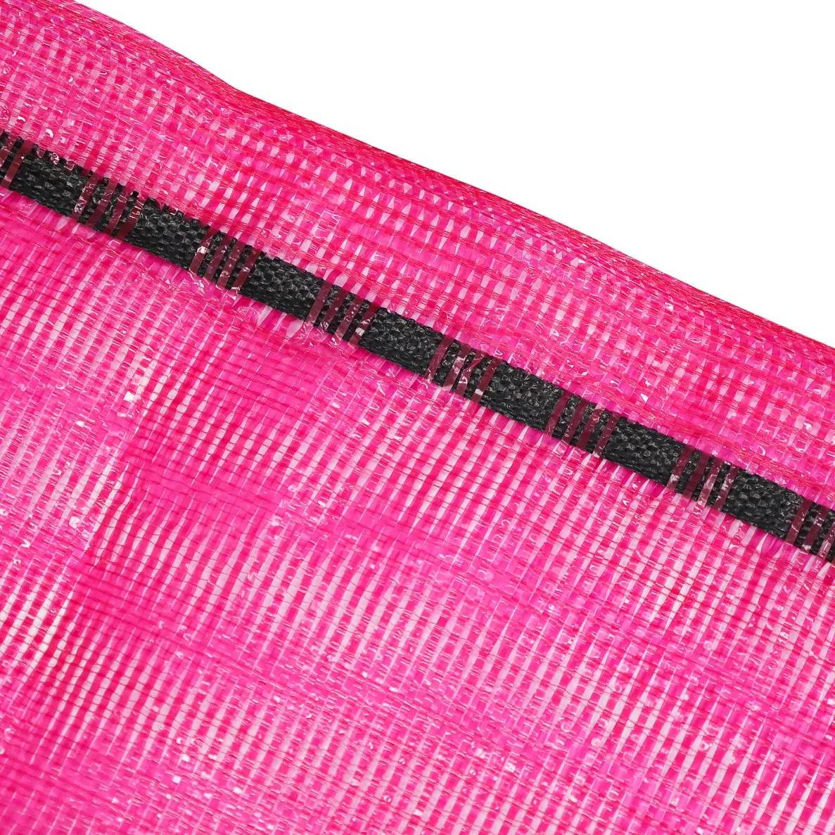 Preço de Fábrica Saco de Malha de HDPE com Cordão Plástico Vermelho Laranja para Batata Doce Sacos de Malha Leno Tubular de PP para Embalagem