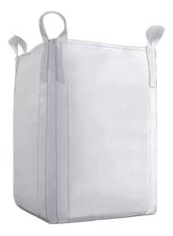 Saco Jumbo FIBC Biodegradável de Carvão PP para Resíduos de Construção Saco Tubular Grande com Válvula e Forro Plástico Sacos para Lenha 1500kg Sacos de Malha