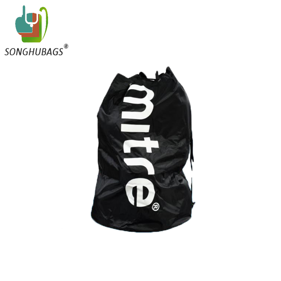 Mochila de Futebol, Basquete e Esportes com Cordão, para Uso Interno e Externo, Academia, Escola, Clube, Saco de Malha Isolado para Bola Tubular