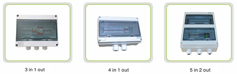 ABS engineering plastic PV combiner box