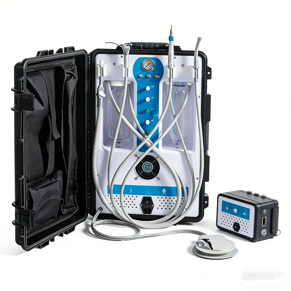 CE Approved South Korea Popular Build in Compressor Veterinary Clinic Dental Turbine Unit