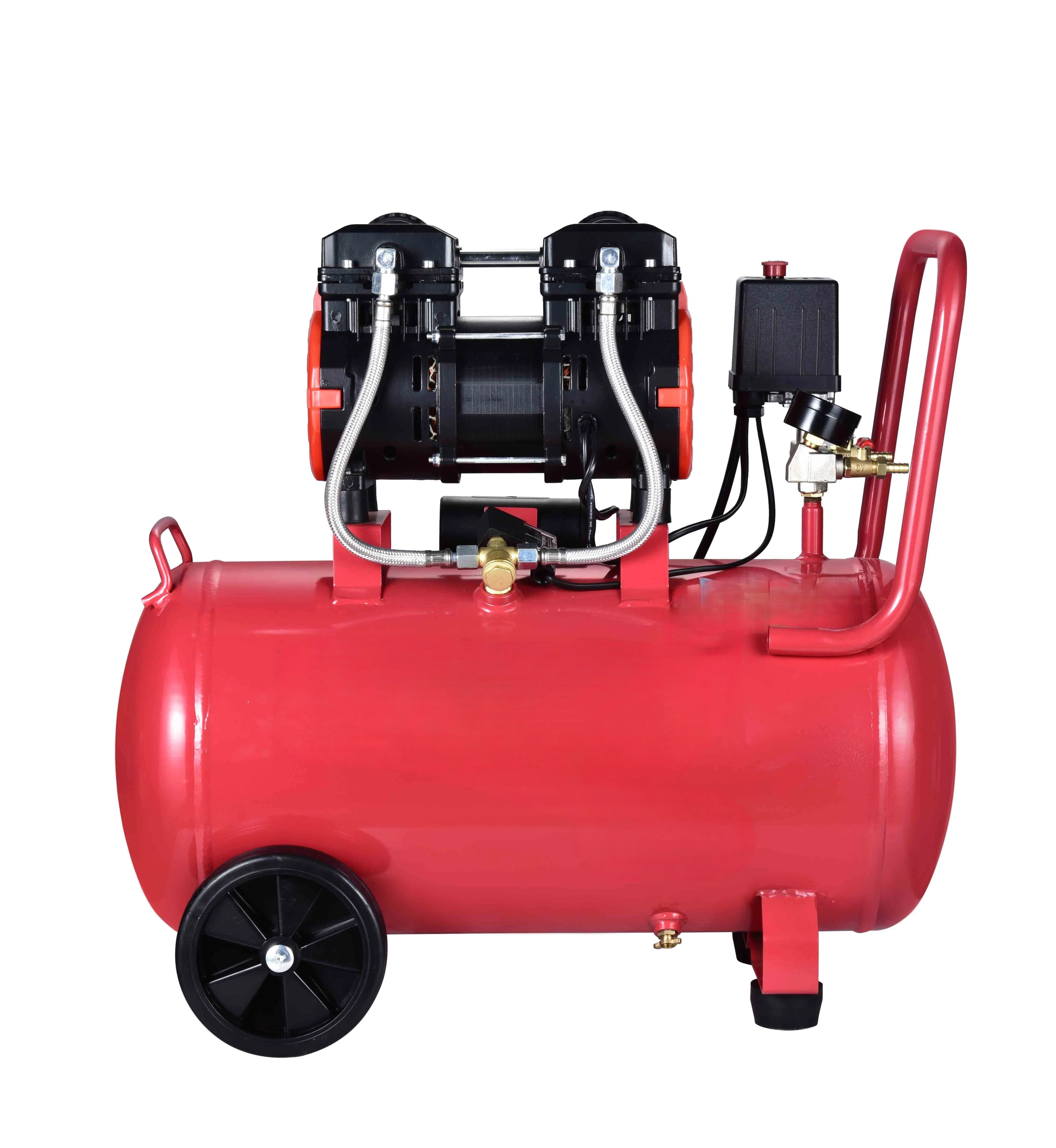 800W 8bar Electric AC Piston Oil Free Silent Dental Air Compressor 2 Pole