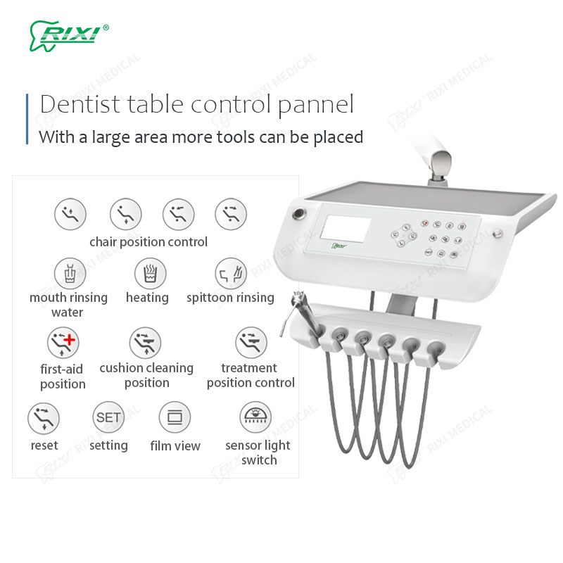 CE Approved Dental Chair Unit with Orthodontic Band Storage