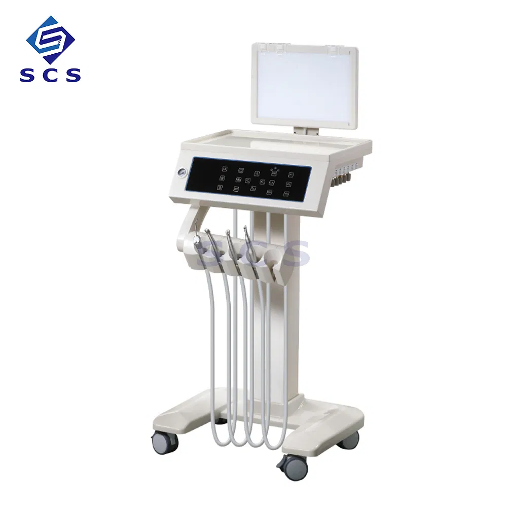 China Scs Manufacturer Luxury Medical Equipment Electric Plastic Steel Dental Chair