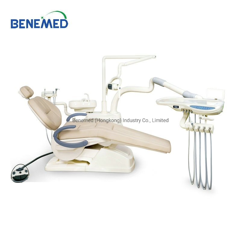 Portable Dental Folding Chair with LED Light and Air Turbine Unit