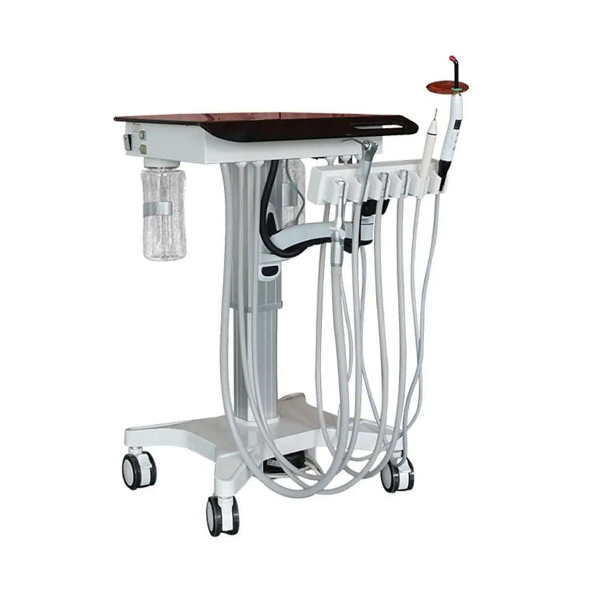 Medical Portable Dental Equipment Trolley Treatment Dental Chair Air Compressor Mobile Dental Cart Unit