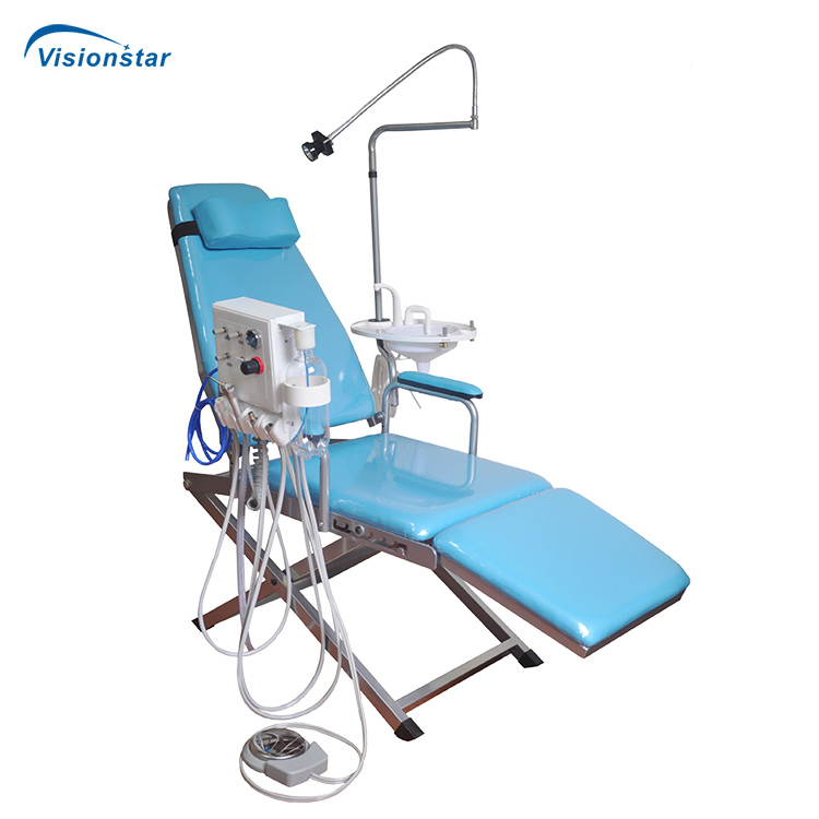 Sjd-A006 Portable CE Approved Dental Clinic Hospital Patient Folding Chair Unit
