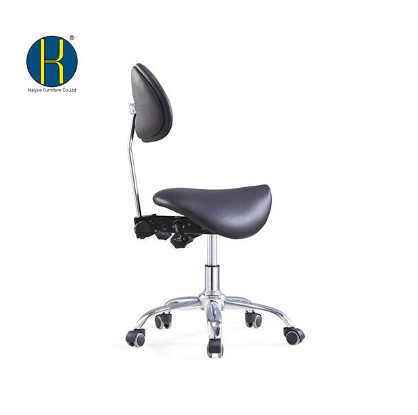Dental Mobile Chair Saddle Chair Doctor’ S Stool PU Leather Dentist Chair Saddle Stool Rolling Ergonomic Swivel Chair
