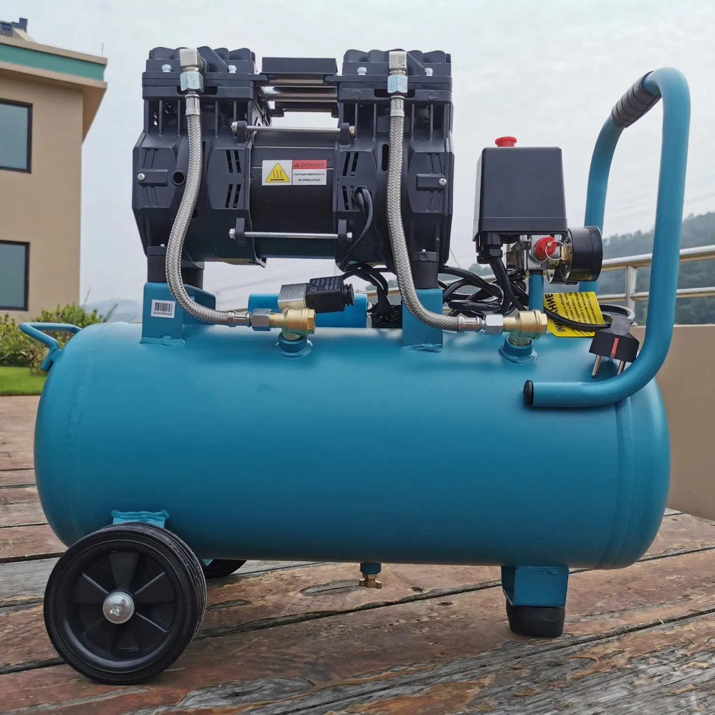 Xinya 1.5HP Oilfree Oilless Silent Portable Air Compressor for Dental Clinic