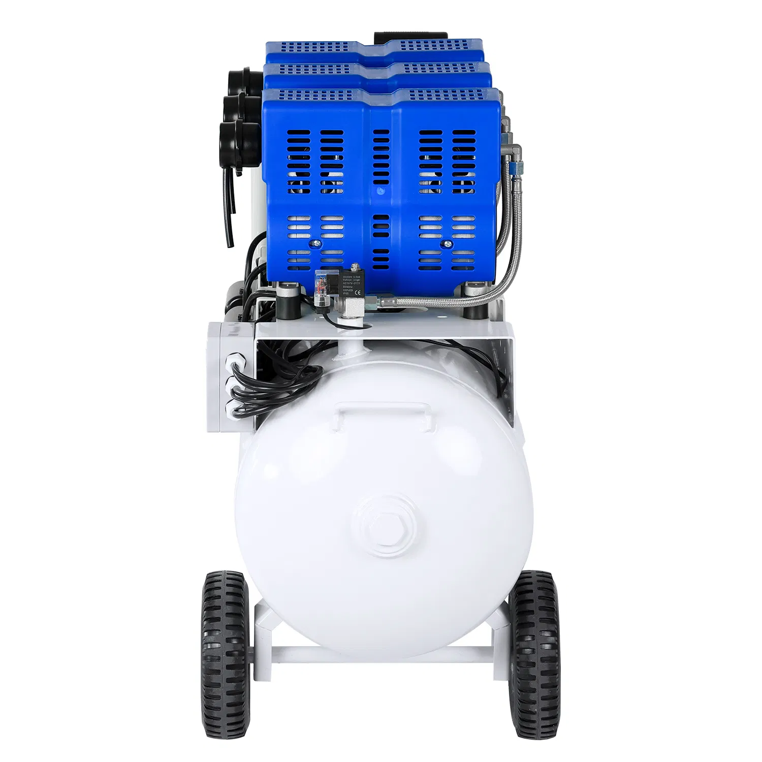 Oilless Compressor, 3.0HP 90L Dental Air Compressor, Oil Free Air, Dental Equipment