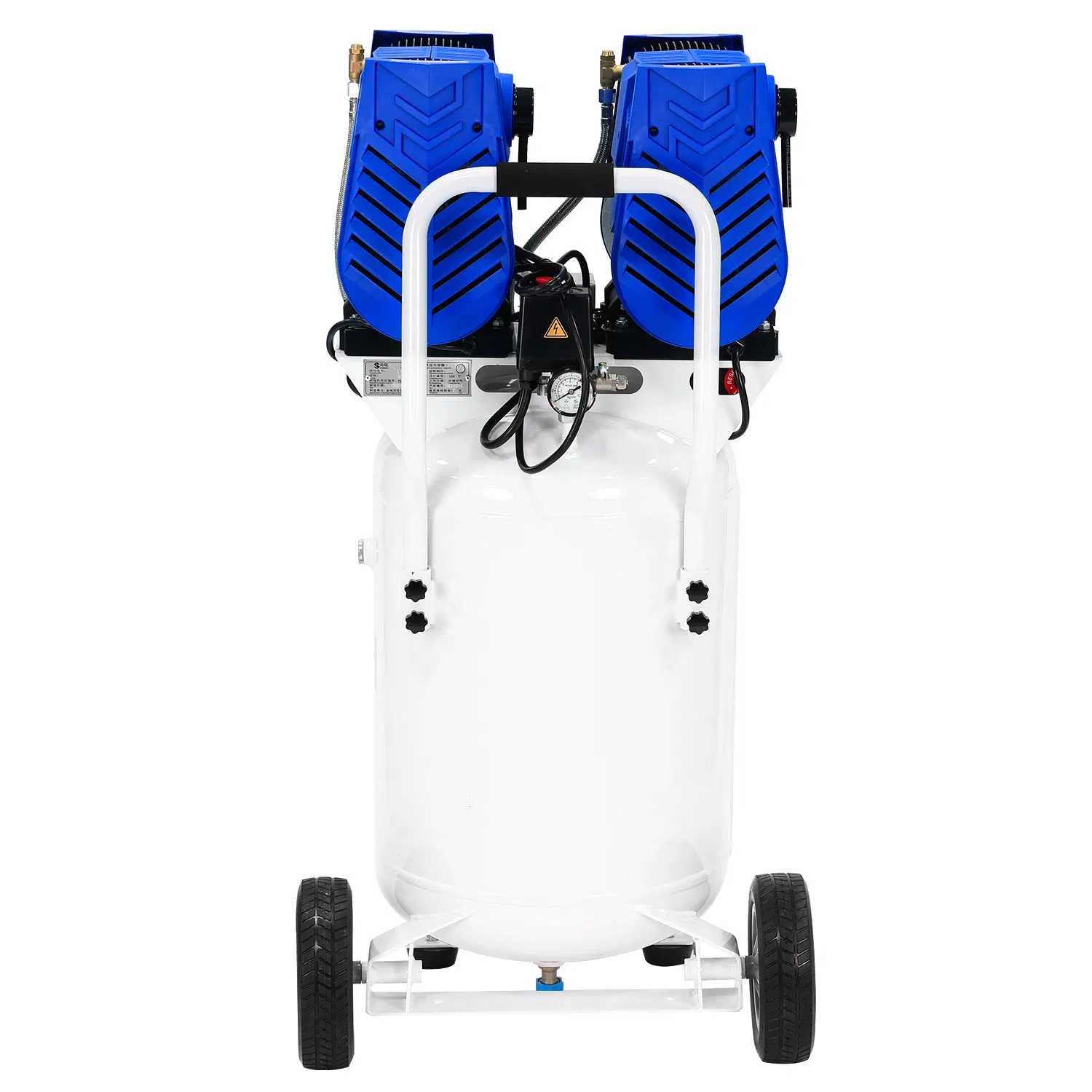 Oilless Compressor, 4.0HP 90L Dental Air Compressor, Oil Free Air, Dental Equipment