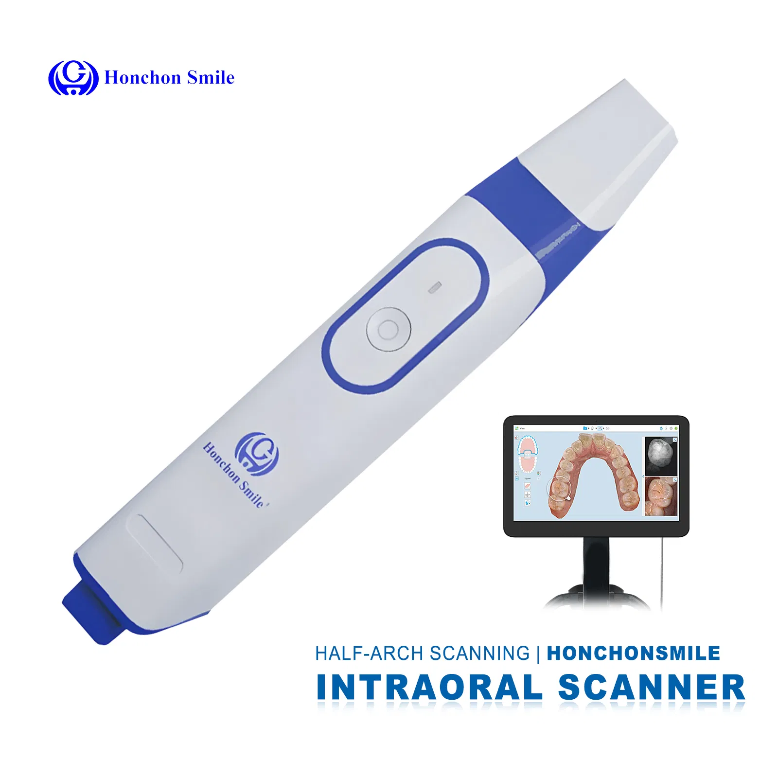 Dental 3D Scanning Device Digital Imaging Cadcam Open System Intraoral Scanner
