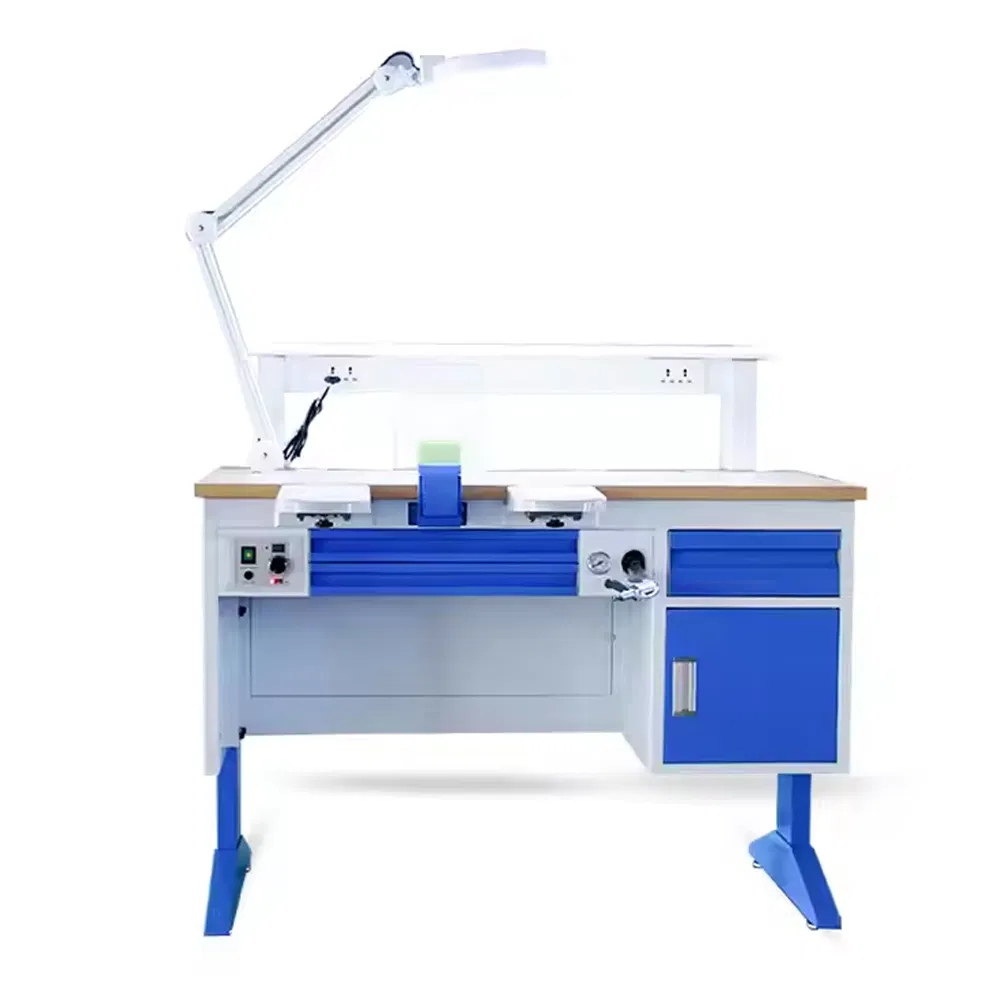 1.2m Length Dental Laboratory Technician Working Bench Single Person Workstation Table
