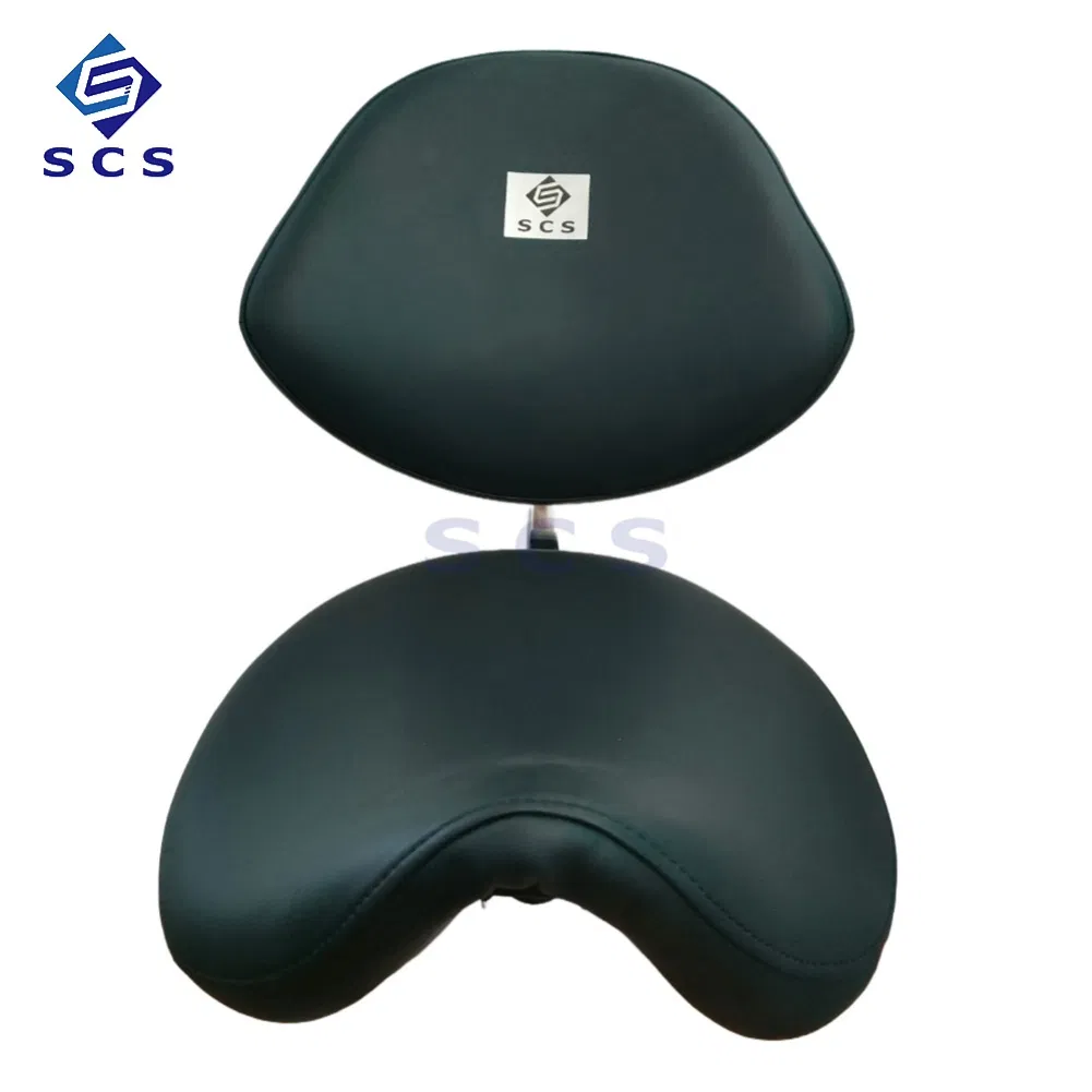 Ergonomic Leather Stool for Dental Nurses and Clinic Assistants