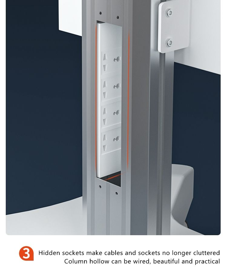 Hospital Medical Trolley Nurse Mobile Computer Medical Workstation Dental Cart