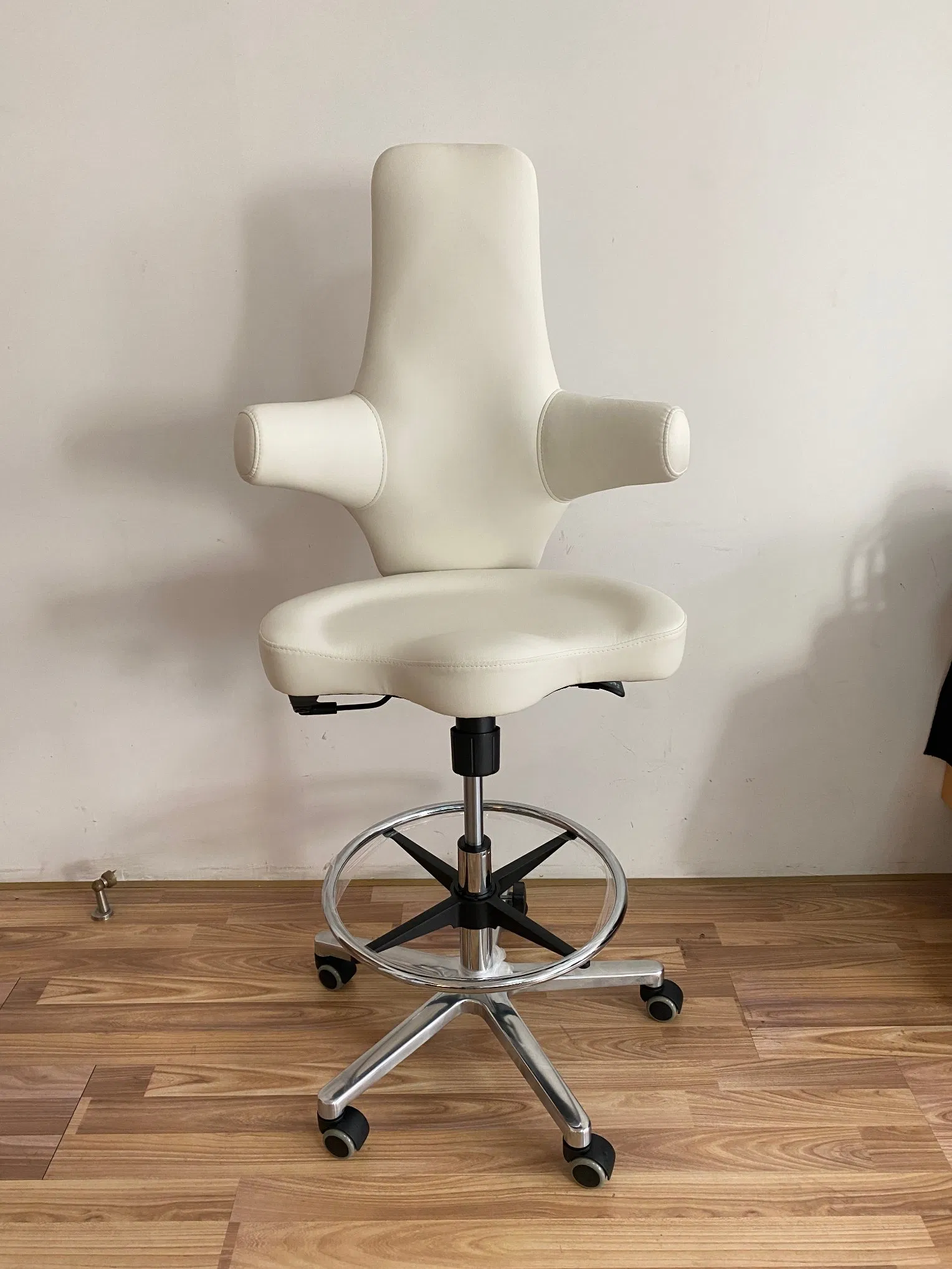 Adjustable Rolling Master Medical Dental Pedicure Bar Hair Beauty Barber Salon Ergonomic Adjustable Saddle Chair Stool