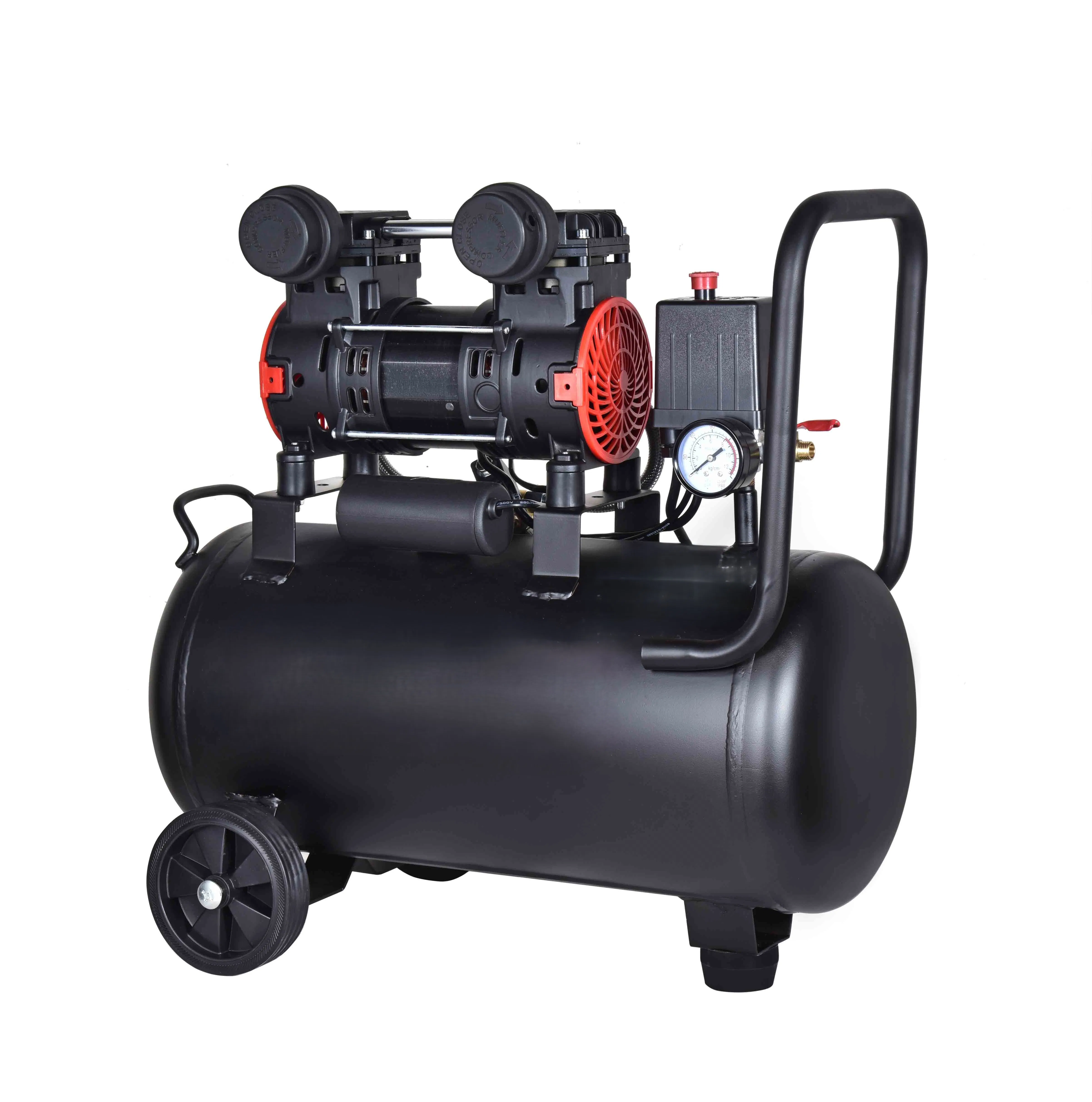 800W 8bar Electric AC Piston Oil Free Silent Dental Air Compressor 2 Pole
