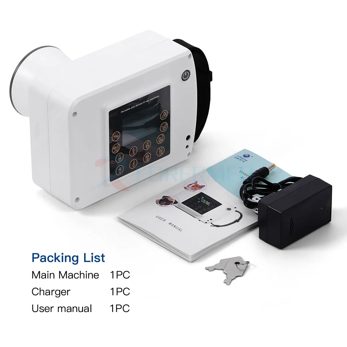 Veterinary Dental Xray Machines Wireless Dental Imaging Unit Rvg with Free Software Pet X-ray Set Rechargeable Dental X Ray