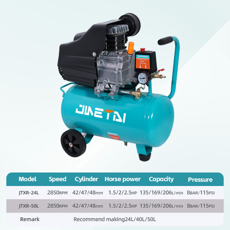 2HP 8bar 115psi Piston Portable Dental Air Compressor