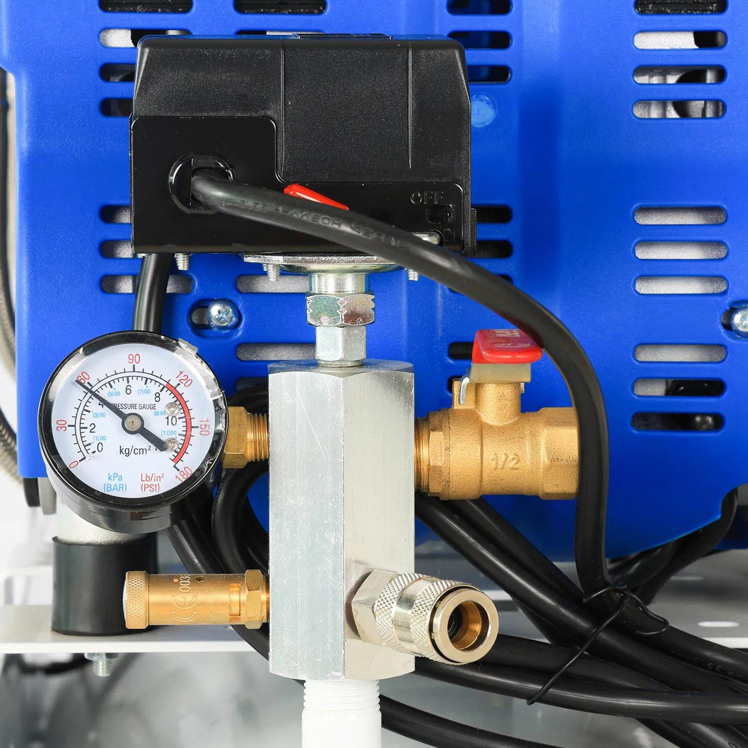 Oilless Compressor, 1.0HP 24L Dental Air Compressor, Oil Free Air, Dental Equipment