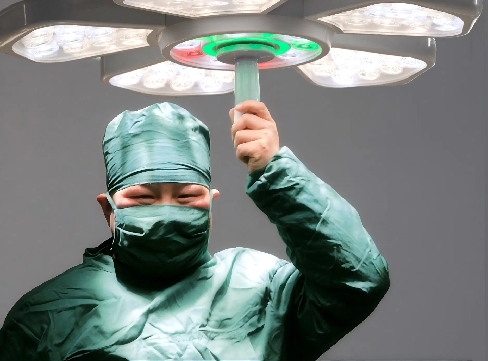Electric Medical LED Shadowless Surgical Lamp Wall Ceiling-Mounted Floor Standing Dental Ot Operating Room Surgery Light Factory