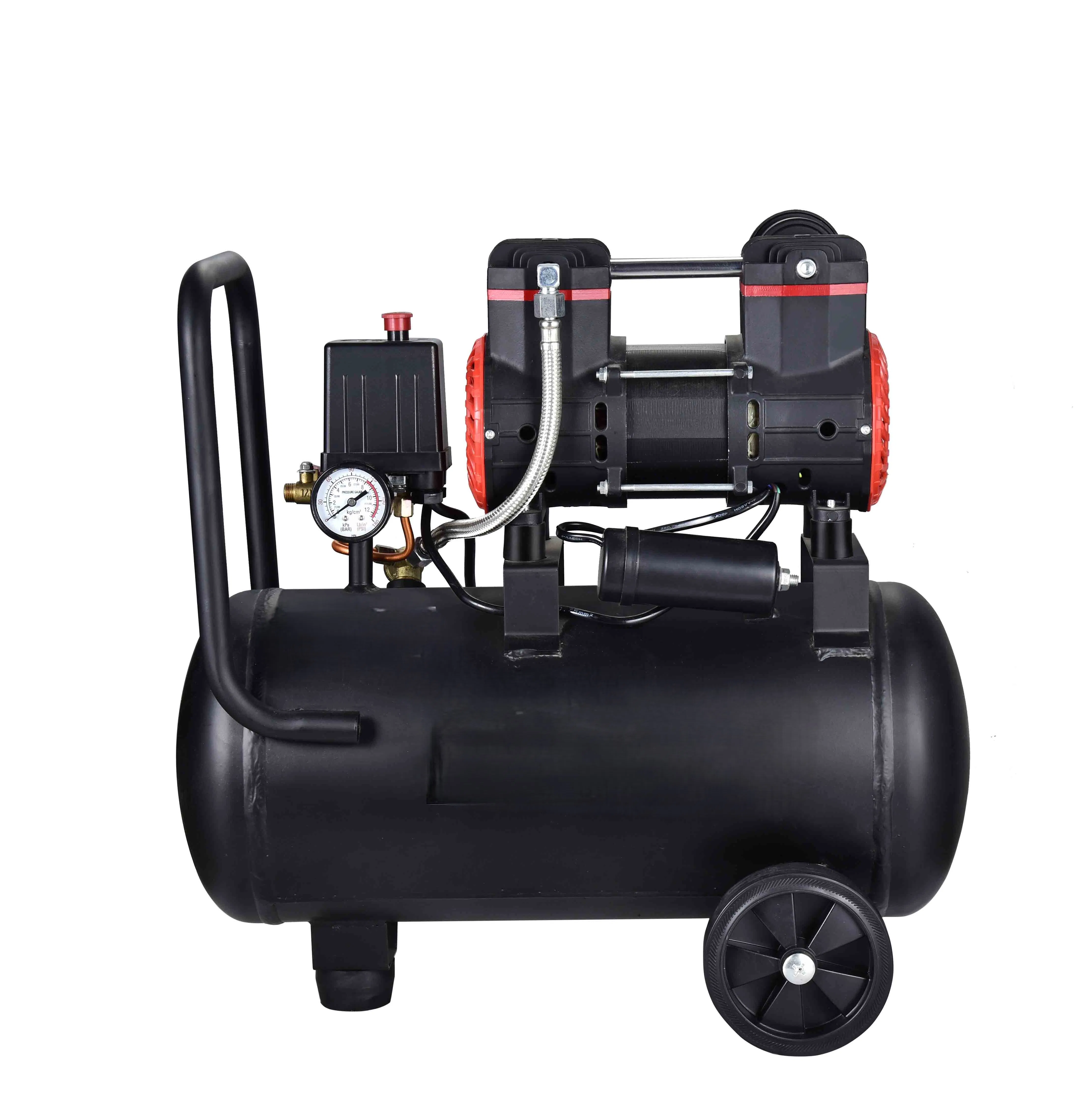 800W 8bar Electric AC Piston Oil Free Silent Dental Air Compressor 2 Pole