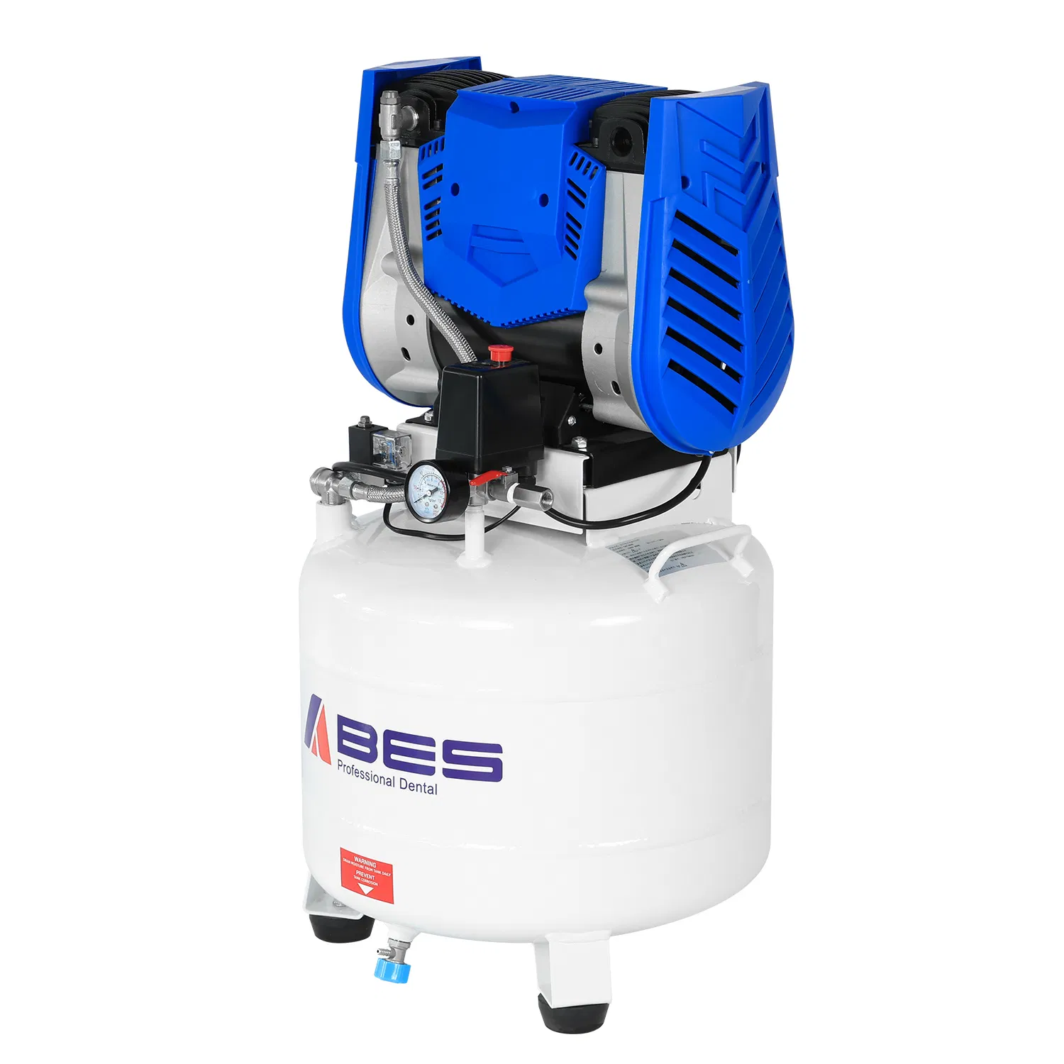 Oilless Compressor, 2.0HP 40L Dental Air Compressor, Medical Air Compressor, Silent Air Compressor, Oil Free Air Compressor,