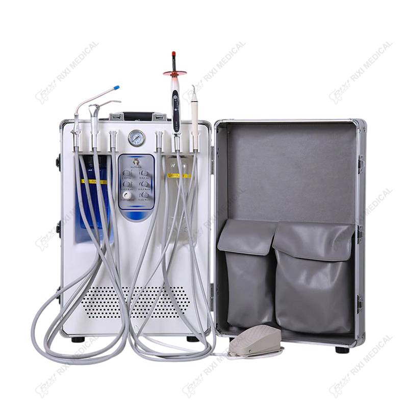 Dental Portable Unit Trolley Electric Suitcase Trolley Mobile Easy Carrying Portable Portable Dental Unit