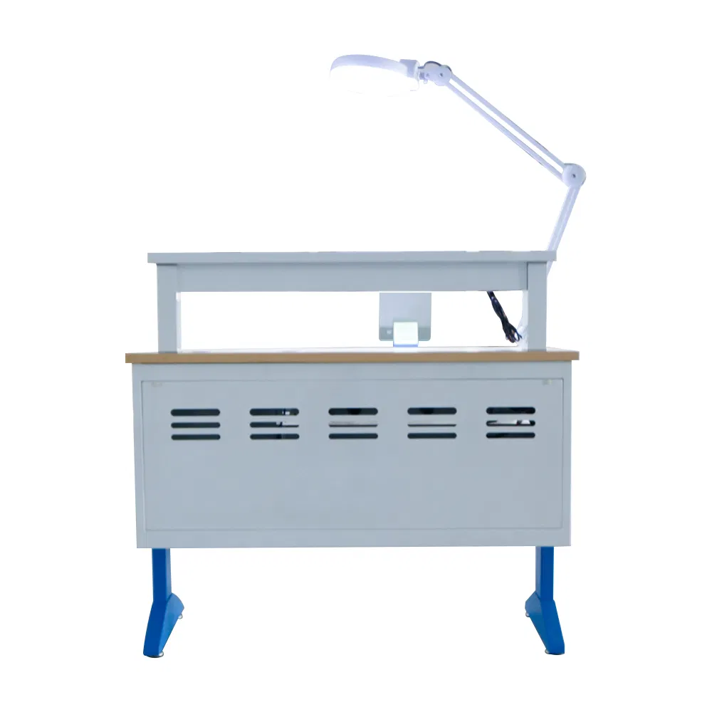 1.2m Length Dental Laboratory Technician Working Bench Single Person Workstation Table