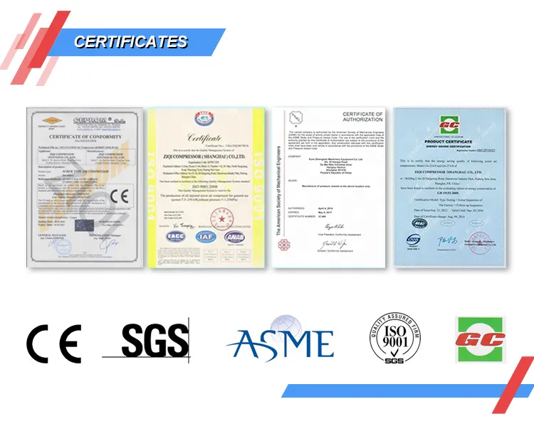 Certifications