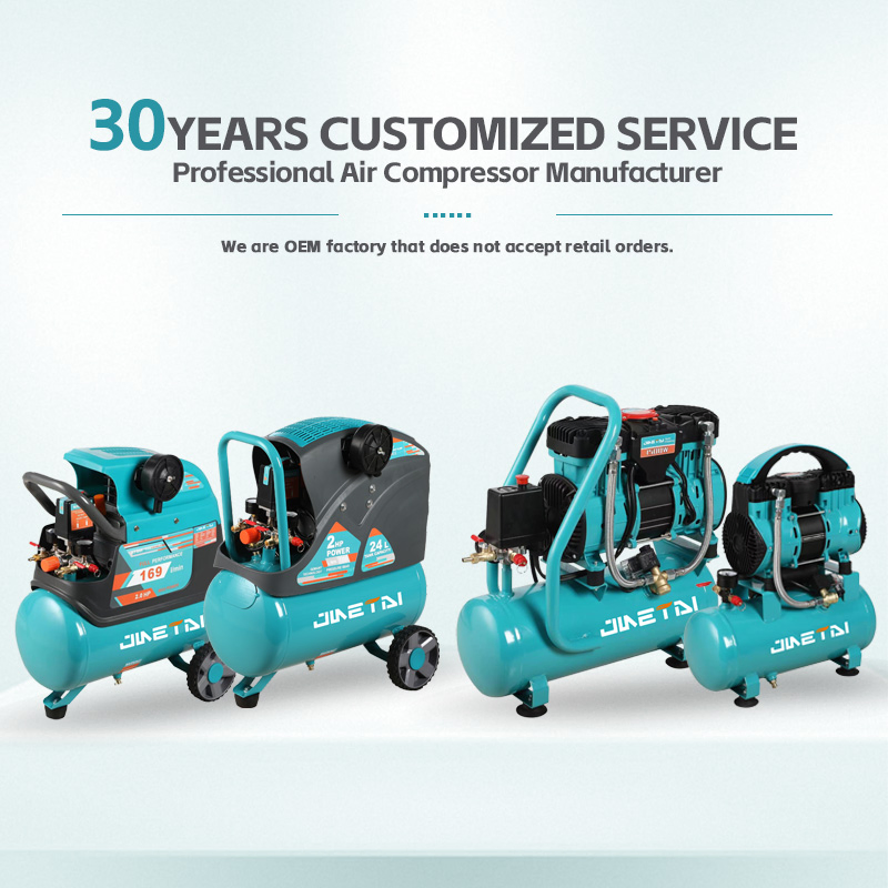 24L 50L 550W Silent Portable and Mobile Oil-Free Dental Air Compressor