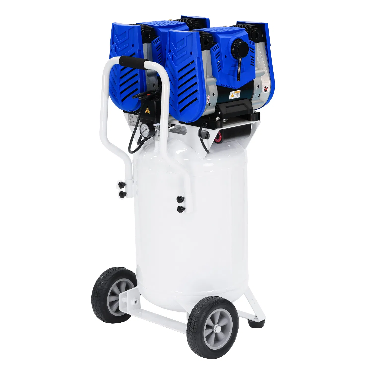 Oilless Compressor, 4.0HP 90L Dental Air Compressor, Oil Free Air, Dental Equipment