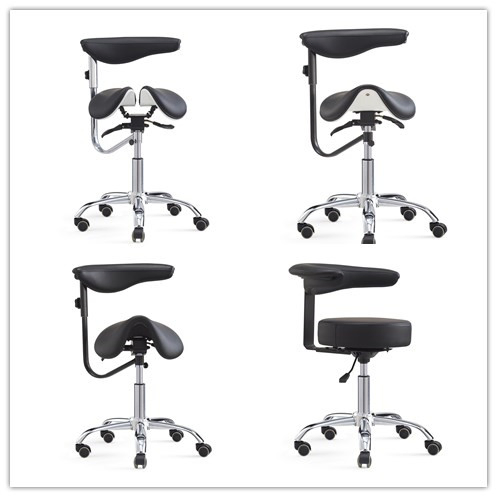 Ergonomic Saddle Stools for Dental Nurses with Body Support Arm