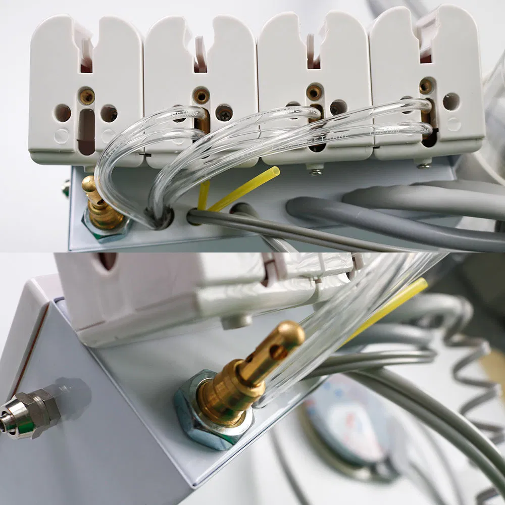 Wall Mounted 2 Hole or 4 Hole Dental Turbine Delivery Unit Mobile Tube System for Air Compressor