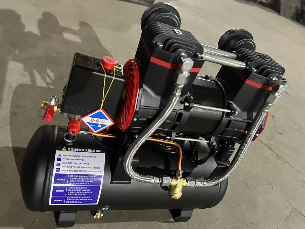 Oil Free Silent Dental Air Compressor Detail