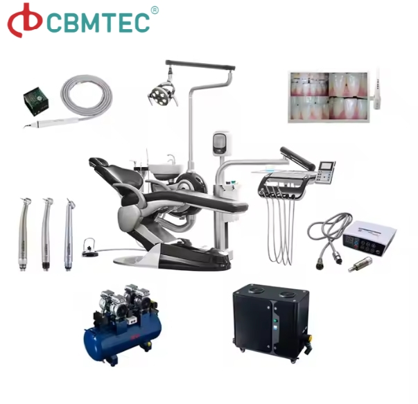 Portable Dental Multifunctional Integral Armchair Electric Adult and Kids Dental Unit Chair