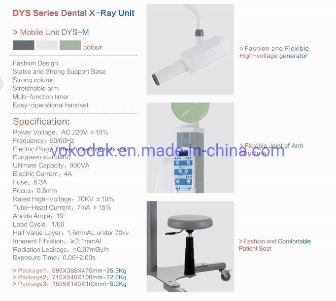Getidy High Frequency Wall Mounted Dental X Ray Unit Dys-W