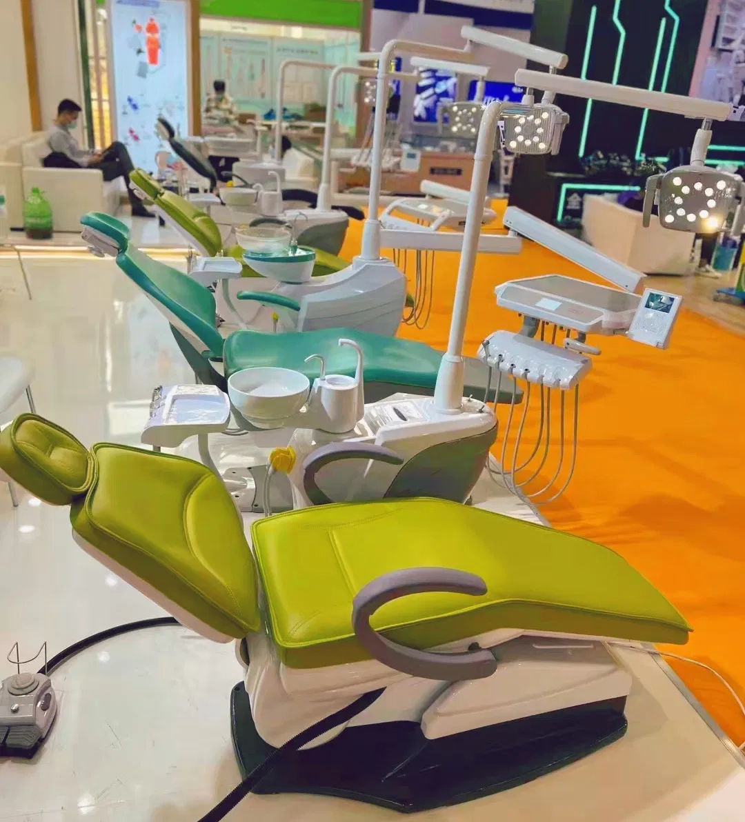 Portable Electric Integral Dental Oral Unit Chair with LED Sensor Light
