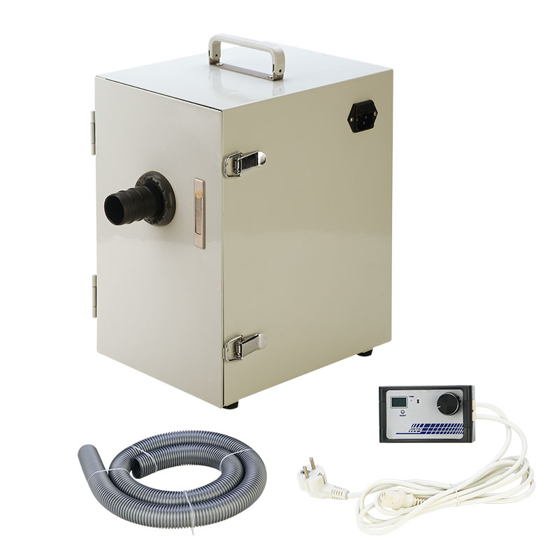Dental Dust Collector Digital Control Double Wheel Motor Strong Power Dental Vacuum Dust Extractor for Dental Laboratory