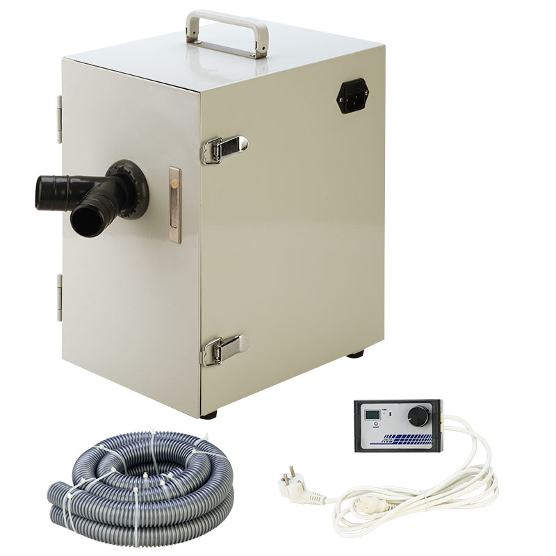 Dental Dust Collector Digital Control Double Wheel Motor Strong Power Dental Vacuum Dust Extractor for Dental Laboratory