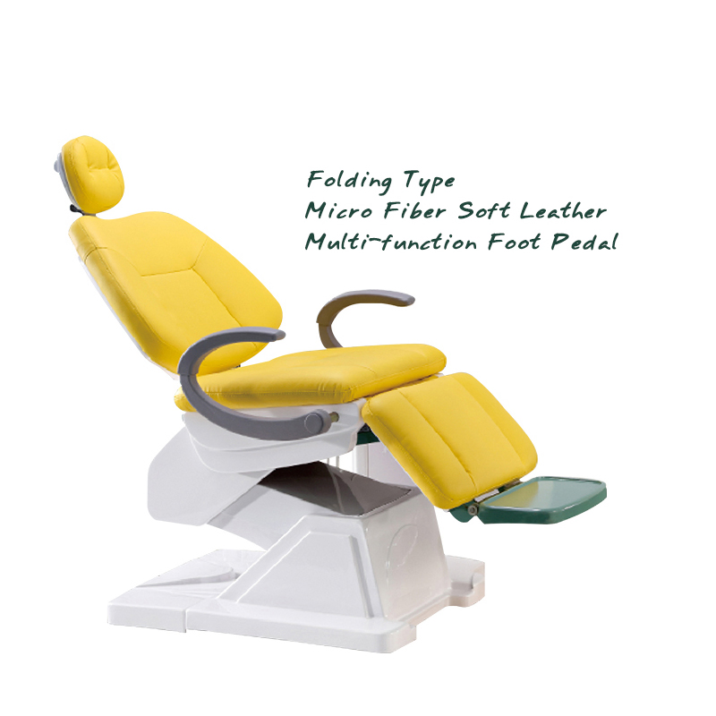 S109Plus Factory Wholesale Price 3-folding Simple Dental Chair without Instrument Tray
