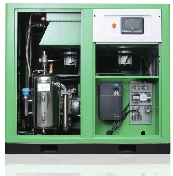 7.5kw-45kw Best Price General Industrial High Efficiency Sielnt Oil Free / Oilless Water Lubricate Single Screw Dental Air Compressor for Medical /Food