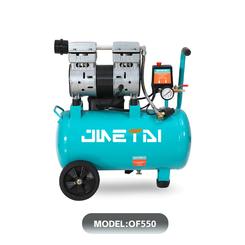 24L 50L 550W Silent Portable and Mobile Oil-Free Dental Air Compressor