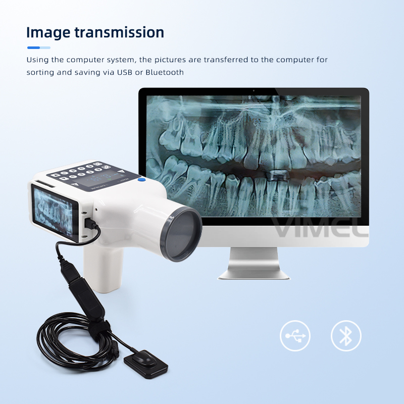 Dental Portable X Ray Instant Camera with Oral Sensor Digital Imaging System Handheld X-ray Unit
