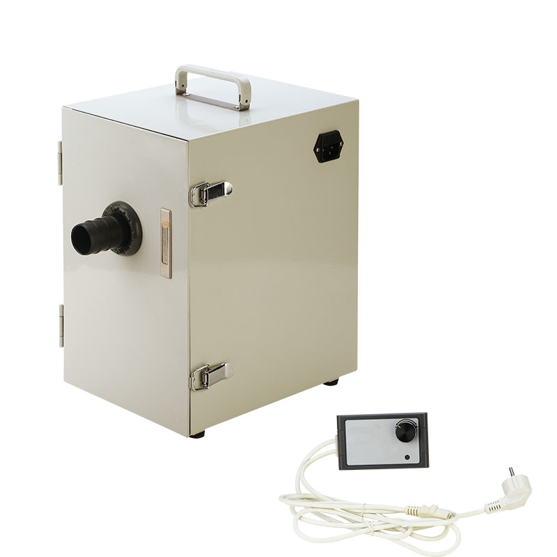 Dental Dust Collector Digital Control Double Wheel Motor Strong Power Dental Vacuum Dust Extractor for Dental Laboratory