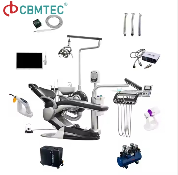 Portable Dental Multifunctional Integral Armchair Electric Adult and Kids Dental Unit Chair