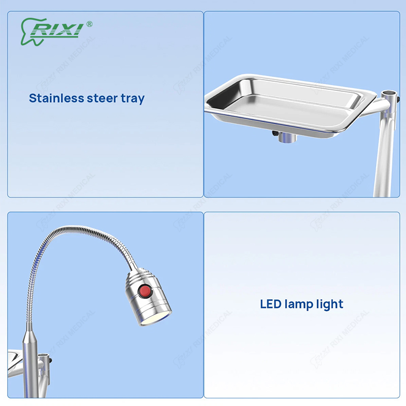 ISO Approved Multifunctional Rixi Ergonomic Folding Chairs Durable Dental Unit with High Quality