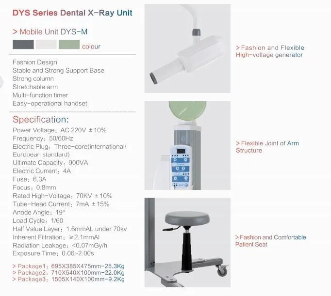 Digital Dental X Ray Unit Full View