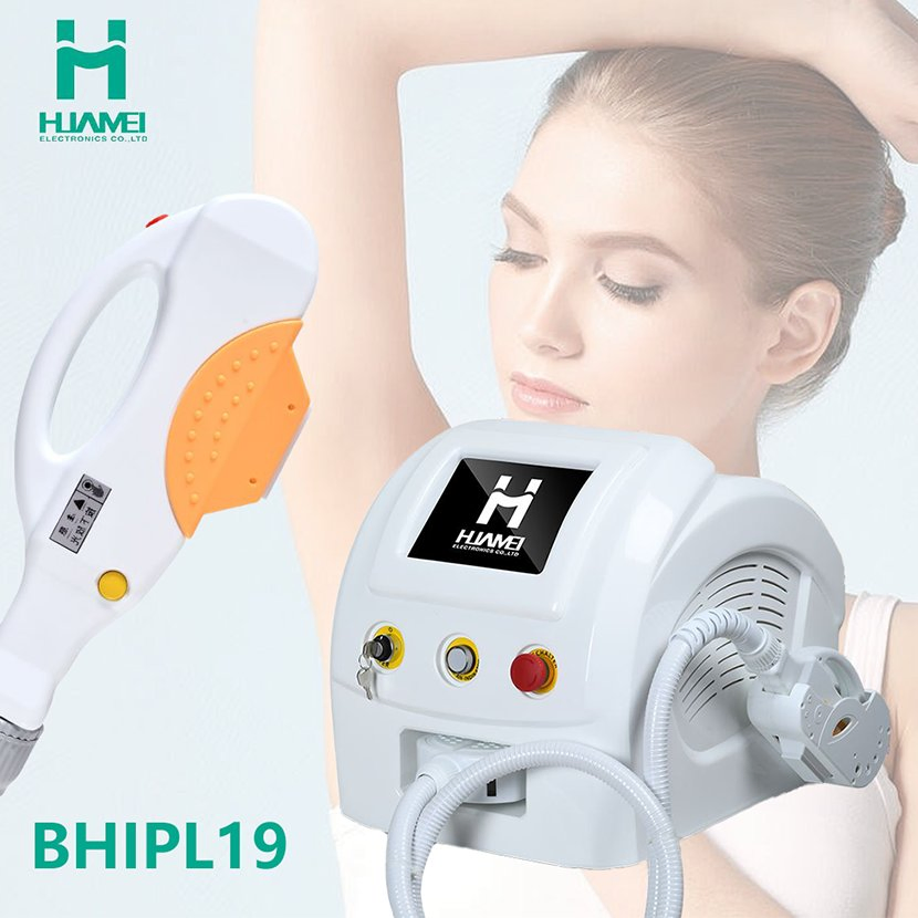 جهاز إزالة الشعر بالليزر المحمول بتقنية إضاءة IPL وتجديد البشرة